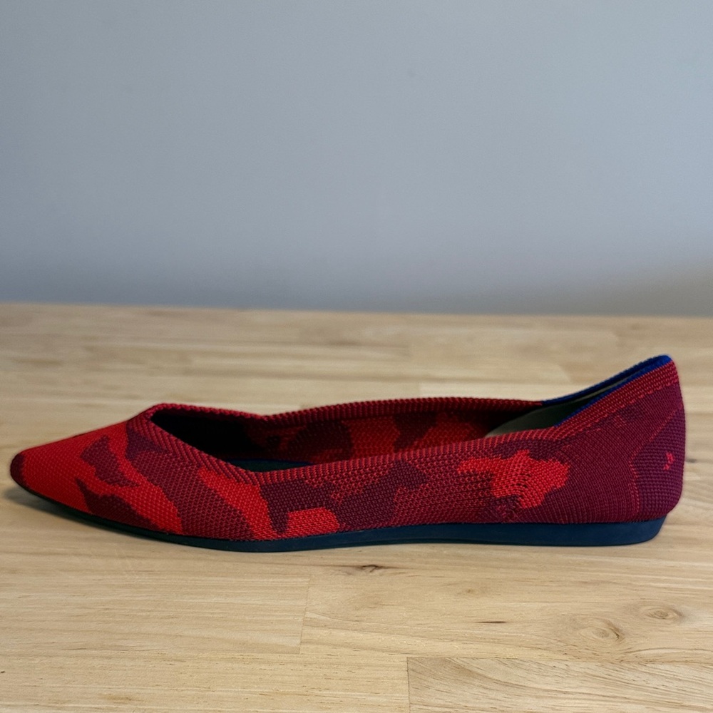 Rothy's Red and Purple Women's Flats - Picture 5 of 8